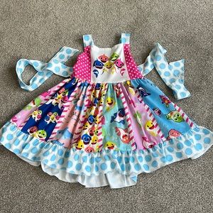 Baby Shark dress Sz 2T